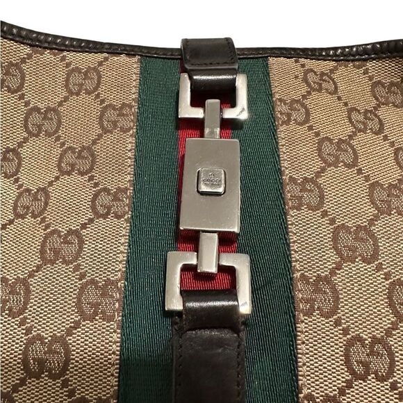 Gucci Brown and Black Shoulder Bag - Picture 7 of 10